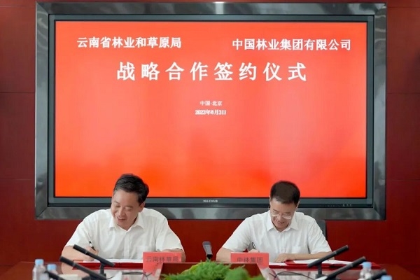 中國林業集團與云南省林草局簽署戰略合作協議